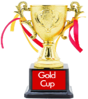 a gold cup award